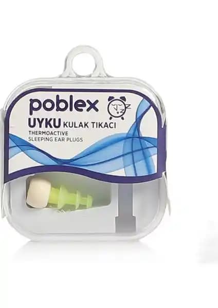 Poblex Uyku ve Seyahat Kulak Tıkacı: Gürültü Engelleyen Konforlu ve Ergonomik Tasarım
