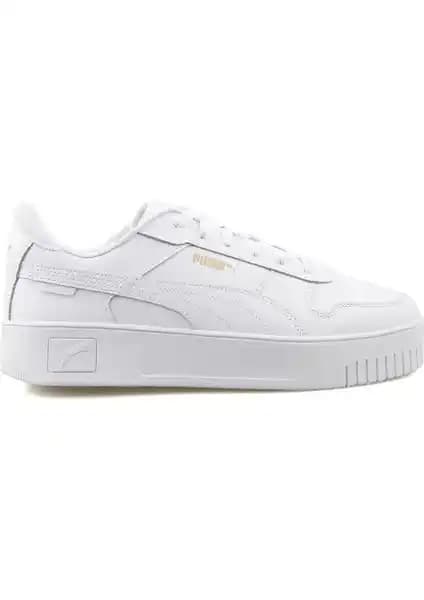 Puma Carina Street Beyaz Kadın Sneaker: Günlük Şıklık ve Konfor İçin Modern Tasarım