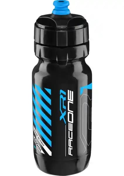 Raceone Siyah-Mavi 600ml Bisiklet Suluk Matara: Dayanıklı ve Ergonomik Tasarım