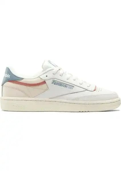 Reebok Club C 85 Kadın Sneakers Klasik Beyaz ve Kırık Beyaz Renk Seçenekleriyle