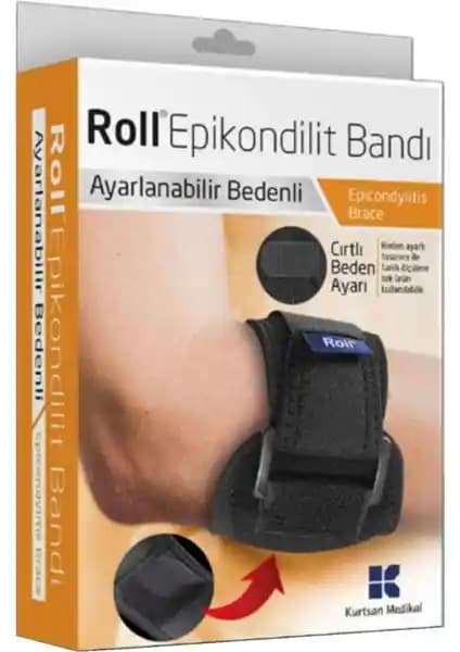 Roll Epikondilit Bandajı Tenisçi Dirsekleri ve Epicondilitis İçin Etkili Destek Çözümü