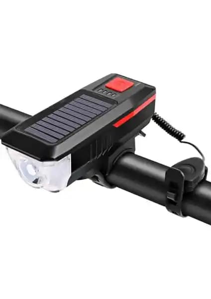 Schulzz T6 Güneş Enerjili LED Bisiklet Farı ve Çok Fonksiyonlu Açık Hava Aydınlatma Çözümü