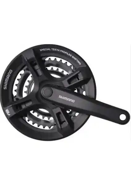 Shimano FC-TY501 Siyah Aynakol 6/7/8 Vites Dayanıklı ve Hafif Tasarım