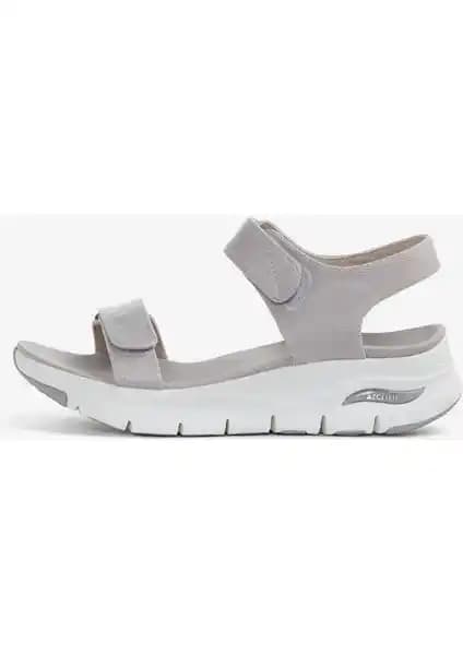Skechers ARCH FIT - TOURİSTY Kadın Bej Sandalet: Günlük Konfor ve Şıklık Sunan Modern Tasarım