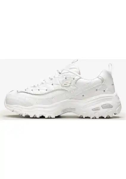 Skechers D'LİTES Glamour Feels Kadın Beyaz Sneakers Şıklık ve Konfor Sunan Modern Tasarım