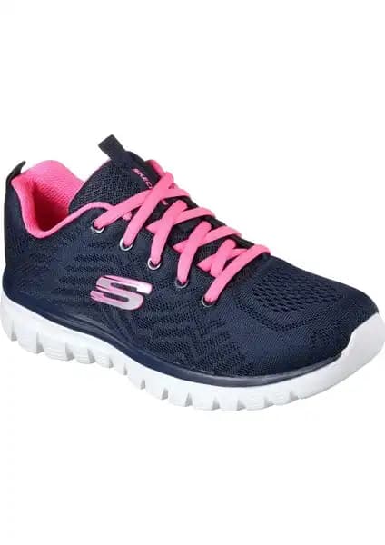 Skechers GRACEFUL-GET CONNECTED Kadın Lacivert Spor Ayakkabı Konfor ve Tasarımın Mükemmel Buluşması