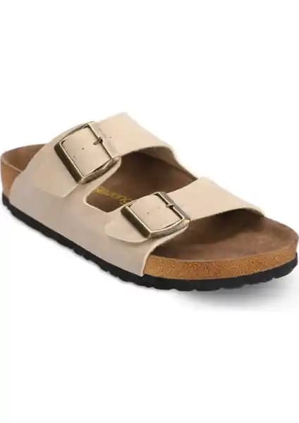 Slazenger LENS Kadın Terlik Bej Nubuk: Şık ve Konforlu Yaz Ayları İçin Uygun Terlik Seçeneği