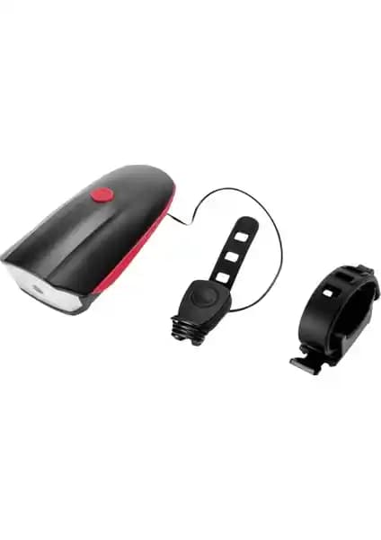 XBYC 6163 USB Şarjlı Bisiklet Ön Lamba ve Korna Güçlü ve Çok Fonksiyonlu Tasarım