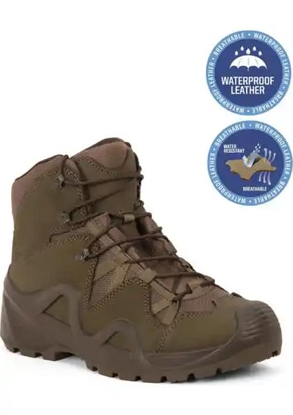 YDS Astor Mid Cut Bot Haki: Dayanıklı ve Konforlu Outdoor Taktik Ayakkabı