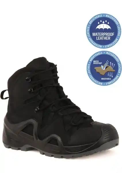 YDS Astor Mid Cut Bot Siyah: Dayanıklı ve Konforlu Outdoor Kış Botu