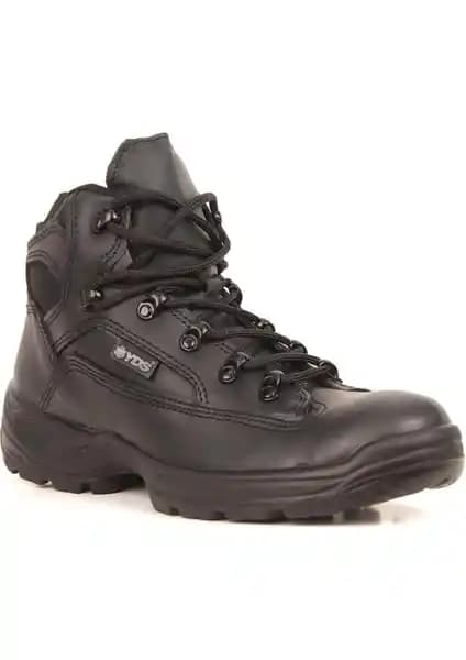 Yüksek Kaliteli Hakiki Deri Güvenlik ve Günlük Kullanım İçin Siyah Bot