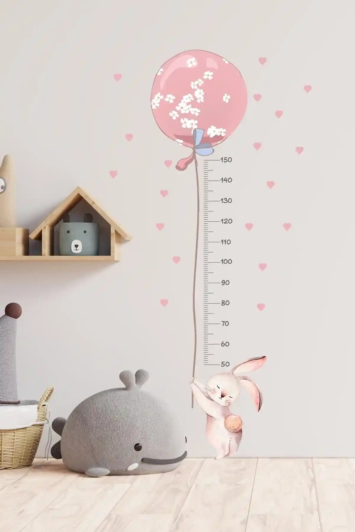 Çocuk Odası Dekorasyonu İçin Balonlu Tavşan ve Balerin Duvar Sticker Setleri İncelemesi