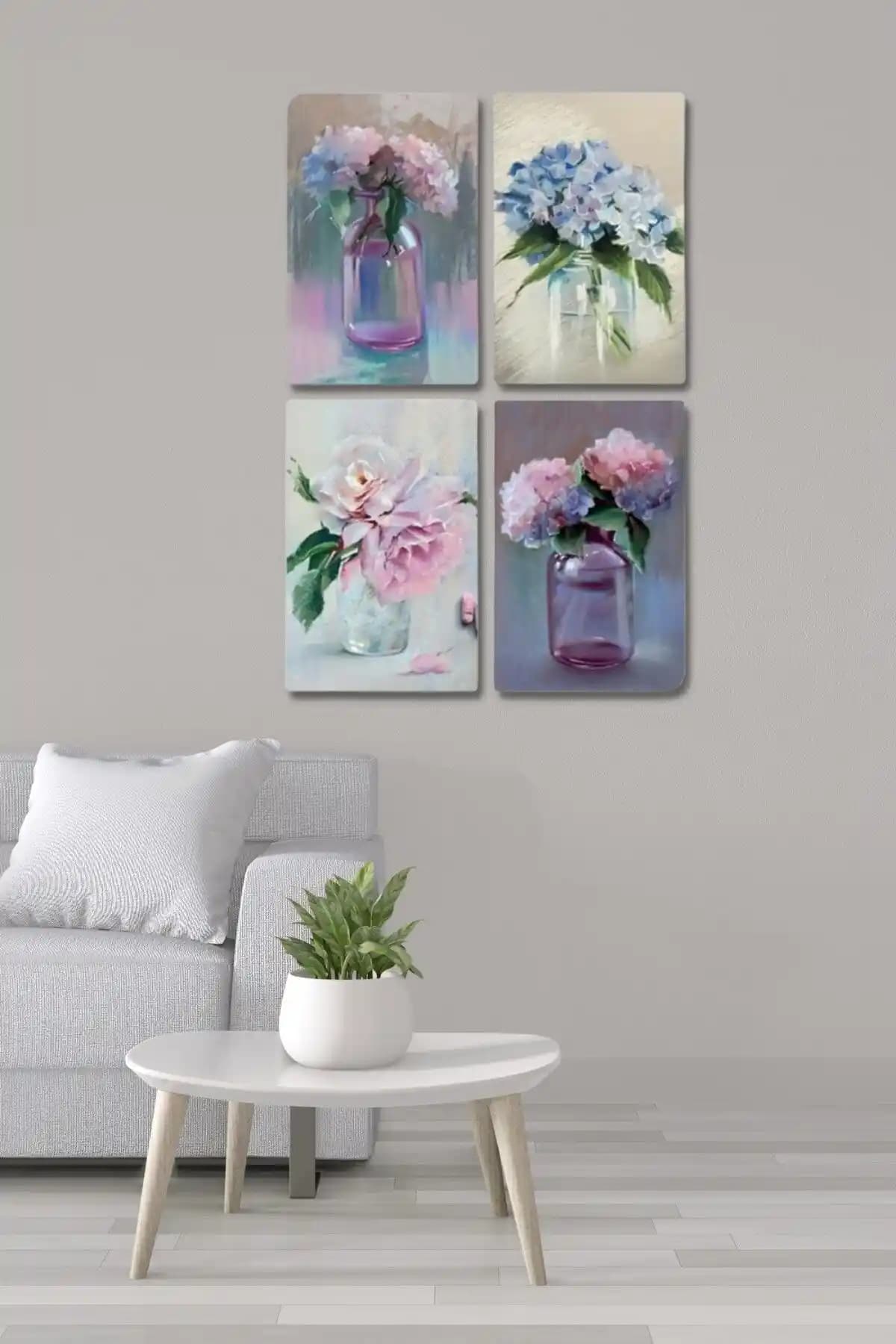 NT Handmade Ahşap Tablo ve Çiçekli Vazoda Dekoratif Setleri Karşılaştırması