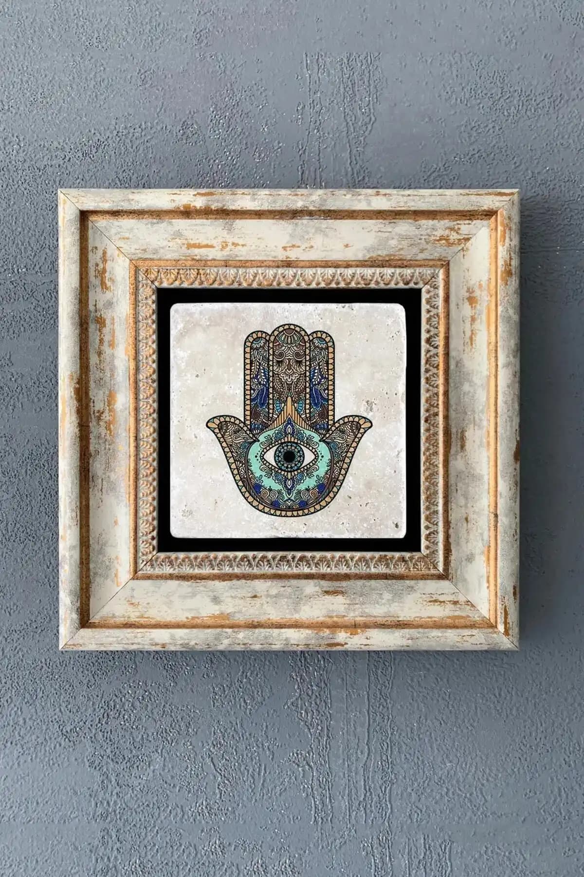 Oscar Stone Decor Çerçeveli Taş Duvar Dekoru ve Tablo Karşılaştırması 1