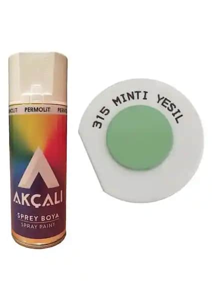Akçalı Mint Yeşil Sprey Boya 315 400 ml yüksek kapatıcılık ve dayanıklılık sağlayan ürün