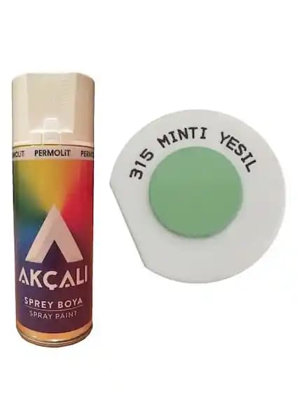 Akçalı Mint Yeşil Sprey Boya 315 400 ml yüksek kapatıcılık ve dayanıklılık sağlayan ürün