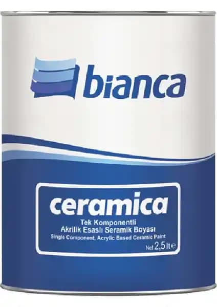 Bianca Ceramica Seramik Boyası Beyaz 0,75 Lt: Dayanıklı ve Kolay Uygulamalı Seramik Yenileme Boyası