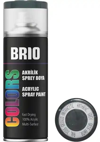 Brio Sprey Boya Akrilik Antrasit Gri: Çok Yönlü ve Hızlı Kuruyan Boya Seçeneği