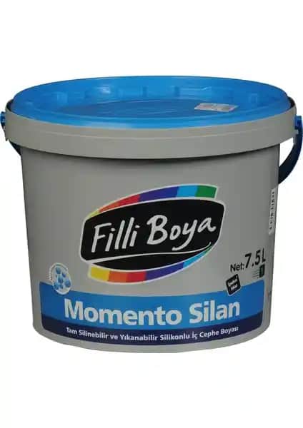 Filli Boya Momento Silan Yıkanabilir Silikonlu İç Cephe Boyası 7,5 L Kumbeji ile estetik ve dayanıklılık