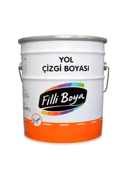 Filli Boya Sarı Yol Çizgi Boyası 20 Kg - Dayanıklı ve Yüksek Performanslı Trafik Boyası