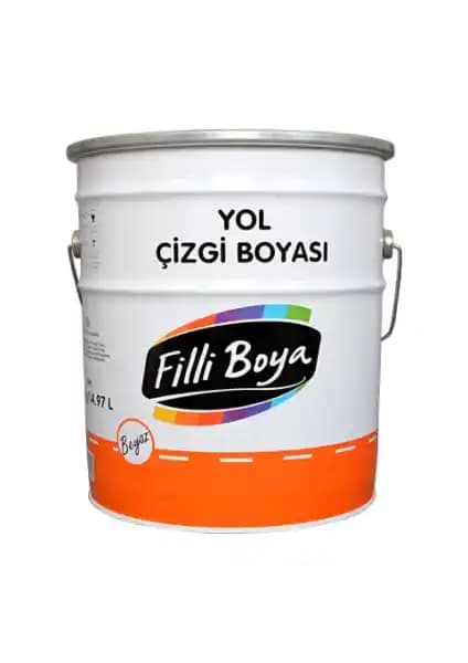 Filli Boya Sarı Yol Çizgi Boyası 20 Kg - Dayanıklı ve Yüksek Performanslı Trafik Boyası