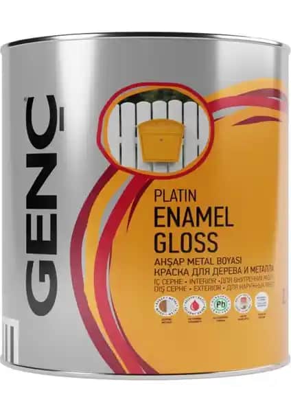 Genç Sentetik Parlak Ahşap ve Metal Boyası 9103 Siyah: Dayanıklı ve Estetik Son Kat Boyası