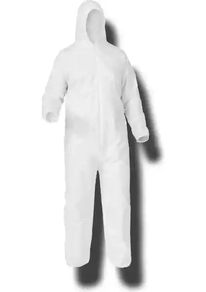 Hijyenia 10 Adet Tek Kullanımlık Boyacı Tulumları Standart Beden Güvenli ve Pratik Kullanım