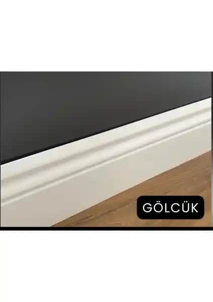 İstanbul Yalı Serisi Lake Saten Beyaz PVC Süpürgelik: Estetik ve Dayanıklı İç Mekan Çözümü