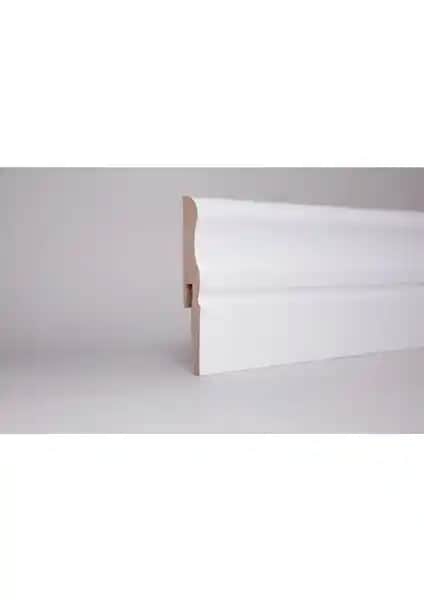 İstanbul Yalı Serisi U10 Saten Beyaz PVC Süpürgelik ile Modern ve Dayanıklı İç Mekan Dekorasyonu