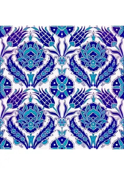 Kütahya Hedef Çini AC30 20x20 Dekoratif Seramik Çini ile Estetik ve Dayanıklılık