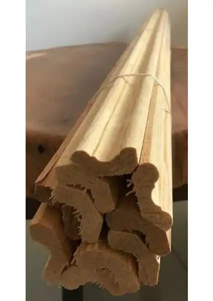 Pakçam Kereste 300 cm Dar Ahşap Süpürgelik - Estetik ve Dayanıklı İç Mekan Çözümü