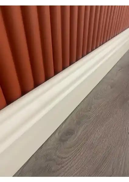 Pasha Dekor 12 cm Polimer Lake Beyaz Süpürgelik: Dayanıklı ve Estetik İç Mekan Çözümü