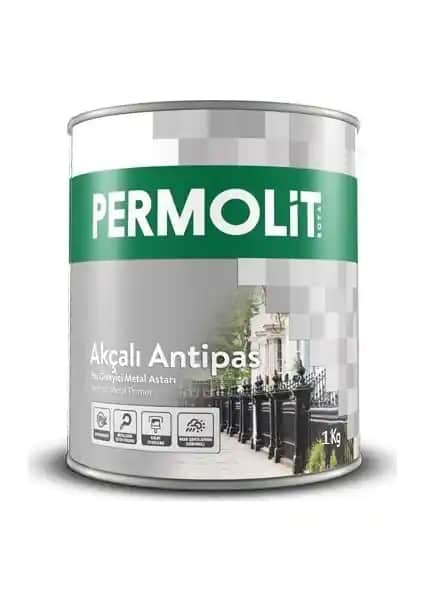Permolit Akçalı Antipas Kırmızı 1 Kg Metal Paslanma Karşıtı Astar Boyası