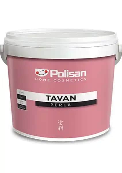 Polisan Perla Mat Tavan Beyaz 3,5 kg İç Mekanlar İçin Dayanıklı ve Estetik Boya