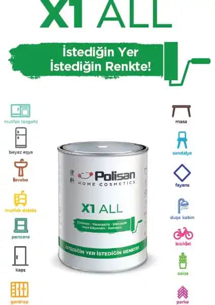 Polisan X1 All Zeminler İçin Yıkanabilen ve Kokusu Olmayan Boya Özellikleri ve Kullanım İpuçları