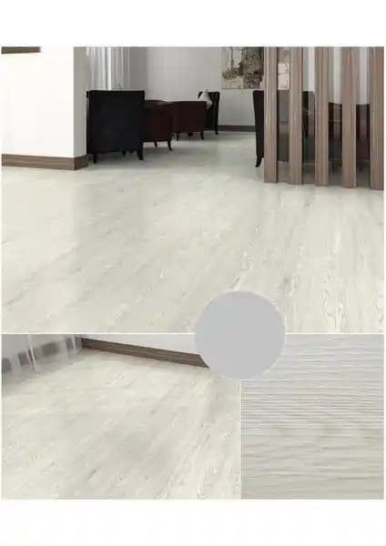 Renkli Duvarlar Kendinden Yapışkanlı Açık Gri PVC Zemin Parkesi Ürün Özellikleri ve Kullanım Alanları