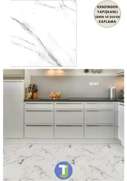 Technojet Kendinden Yapışkanlı Modern Kaplama Ürünü Mutfak ve Banyo Yenileme Çözümü