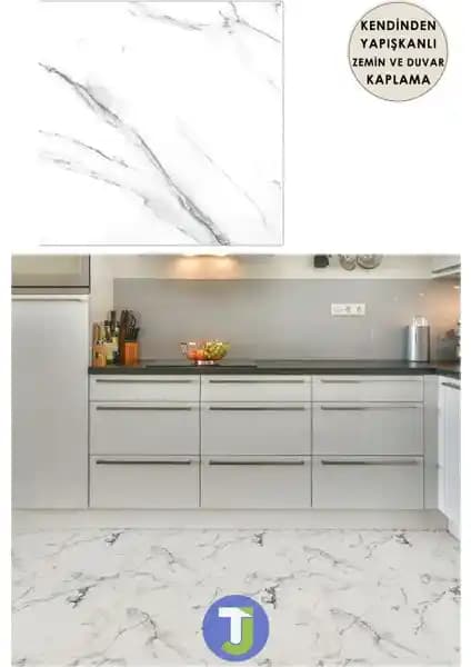 Technojet Kendinden Yapışkanlı Modern Kaplama Ürünü Mutfak ve Banyo Yenileme Çözümü