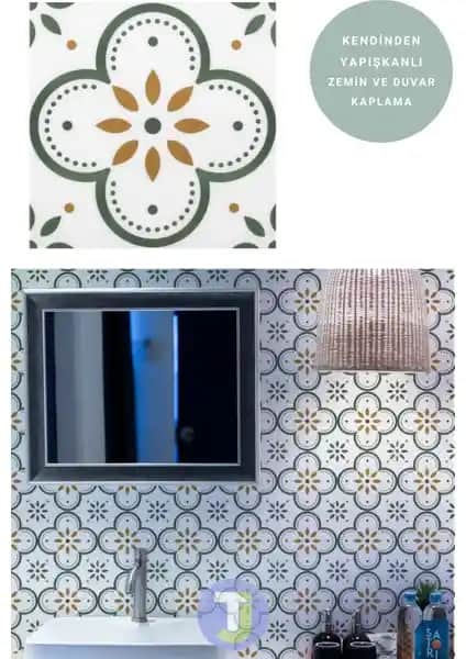 Technojet Kendinden Yapışkanlı PVC Karo Seti ile Modern ve Pratik Dekorasyon Çözümü