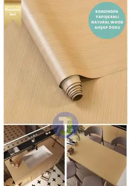 Technojet Premium Kendinden Yapışkanlı Ahşap Desenli PVC Kaplama ile Dekorasyonda Yenilikçi Çözümler