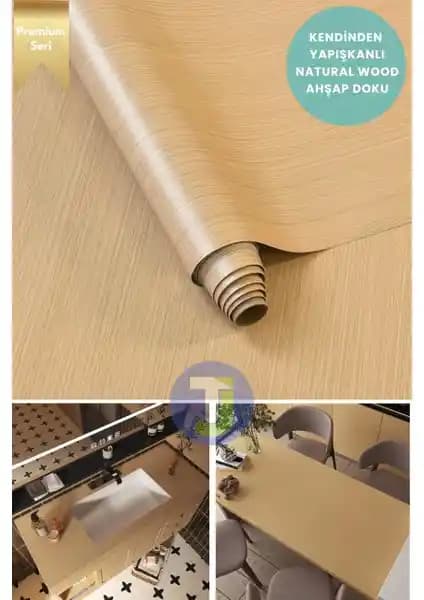 Technojet Premium Kendinden Yapışkanlı Ahşap Desenli PVC Kaplama ile Dekorasyonda Yenilikçi Çözümler