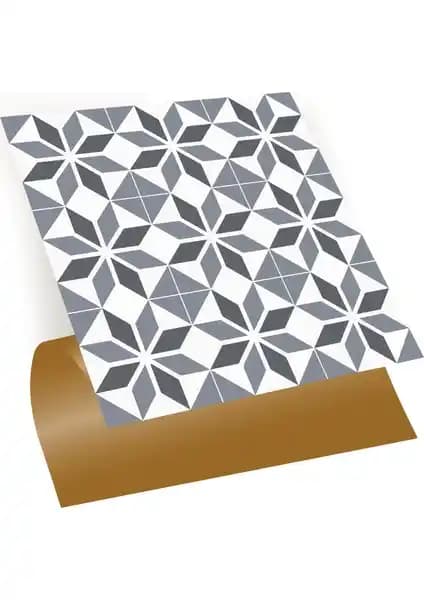 Tink Kendinden Yapışkanlı Geometrik PVC Karo ile Modern ve Pratik Zemin Çözümü