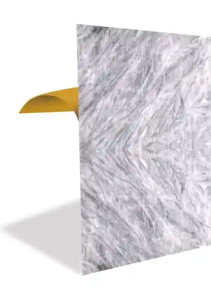 Tink Kendinden Yapışkanlı Gri Mermer Desenli PVC Panel ile Modern İç Mekan Dekorasyonu