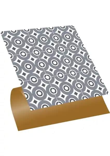 Tink Kendinden Yapışkanlı PVC Karo Geometrik Desenli Mutfak ve Banyo Kaplama Çözümü