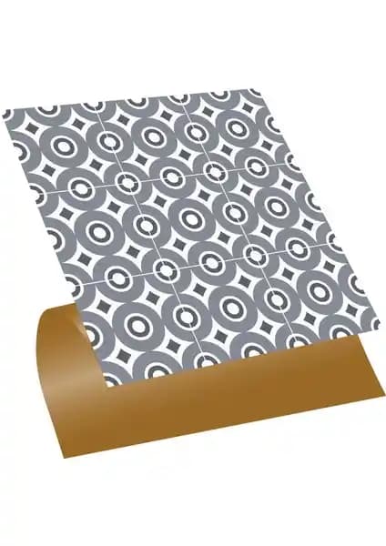 Tink Kendinden Yapışkanlı PVC Karo Geometrik Desenli Mutfak ve Banyo Kaplama Çözümü