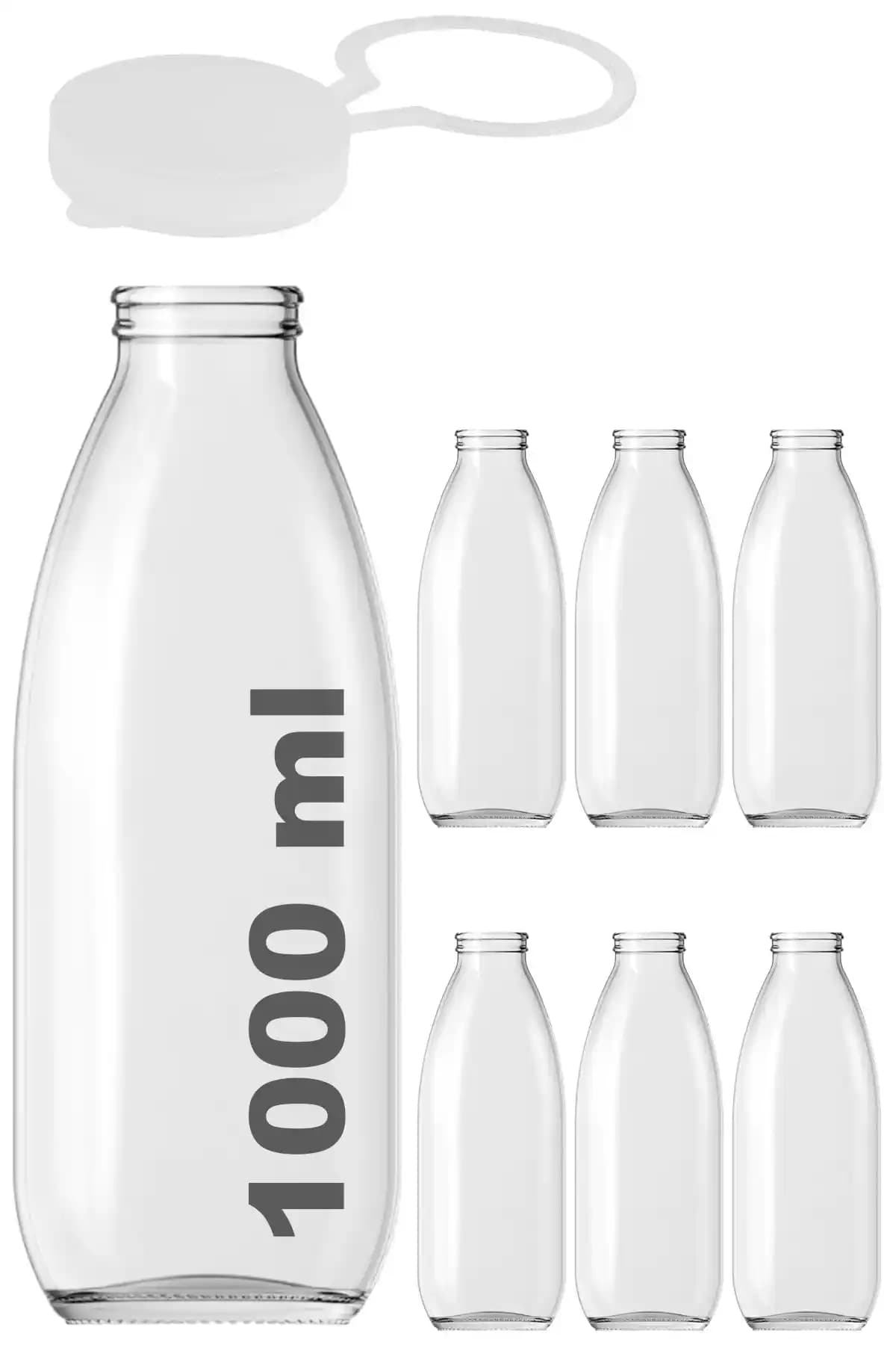 Afracam 1000 ml Şeffaf Cam Sürahi Seti: Sağlıklı ve Fonksiyonel İçecek Saklama Çözümü