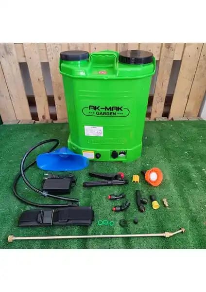 Ak-Mak Şarjlı 16 Litre Sırt Pompası: Basınç Ayarlı, Dayanıklı ve Kablosuz Tarım Ekipmanı
