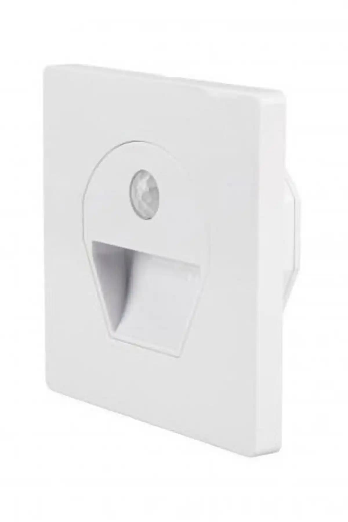 Cata 1W Beyaz Sensörlü Koridor ve Merdiven LED Aydınlatma Enerji Tasarruflu