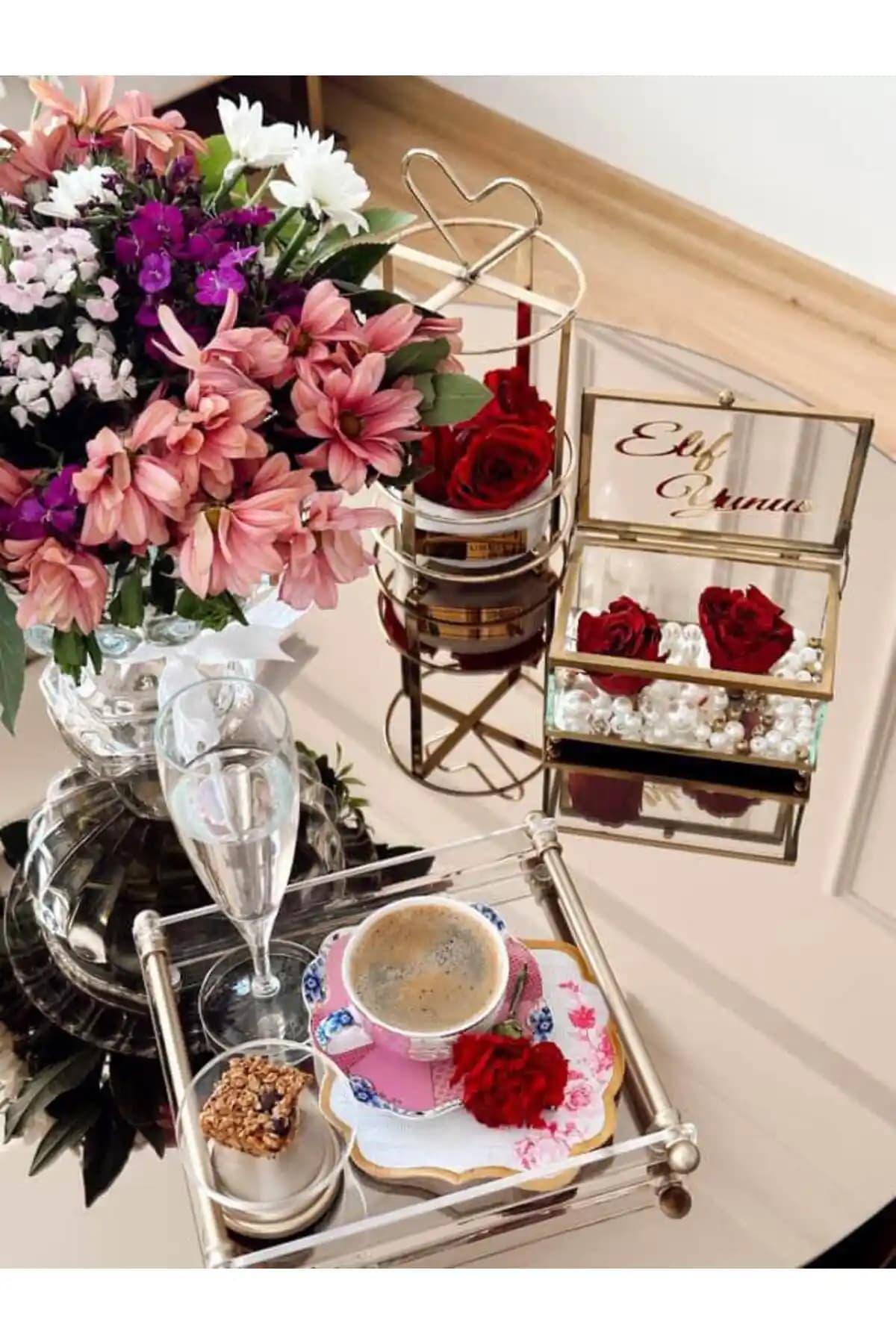 HID Pleksi Kahve Sunum Boru Kulp Mat Gold: Modern ve Dayanıklı Mutfak Aksesuarı