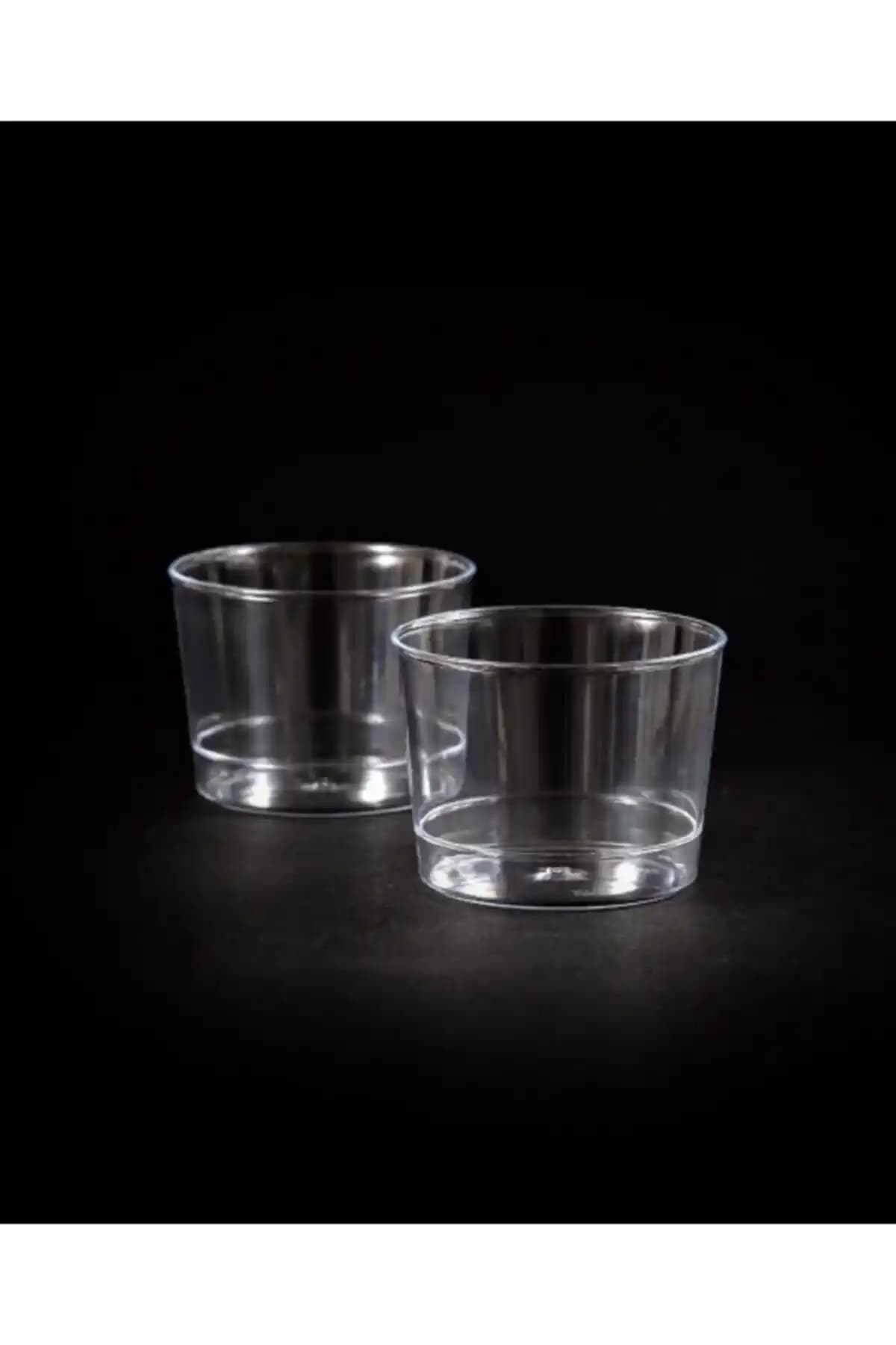 Kristal Plastik Kap 180cc Bodega 15 Adet Kapaksız Dayanıklı ve Pratik Tasarım